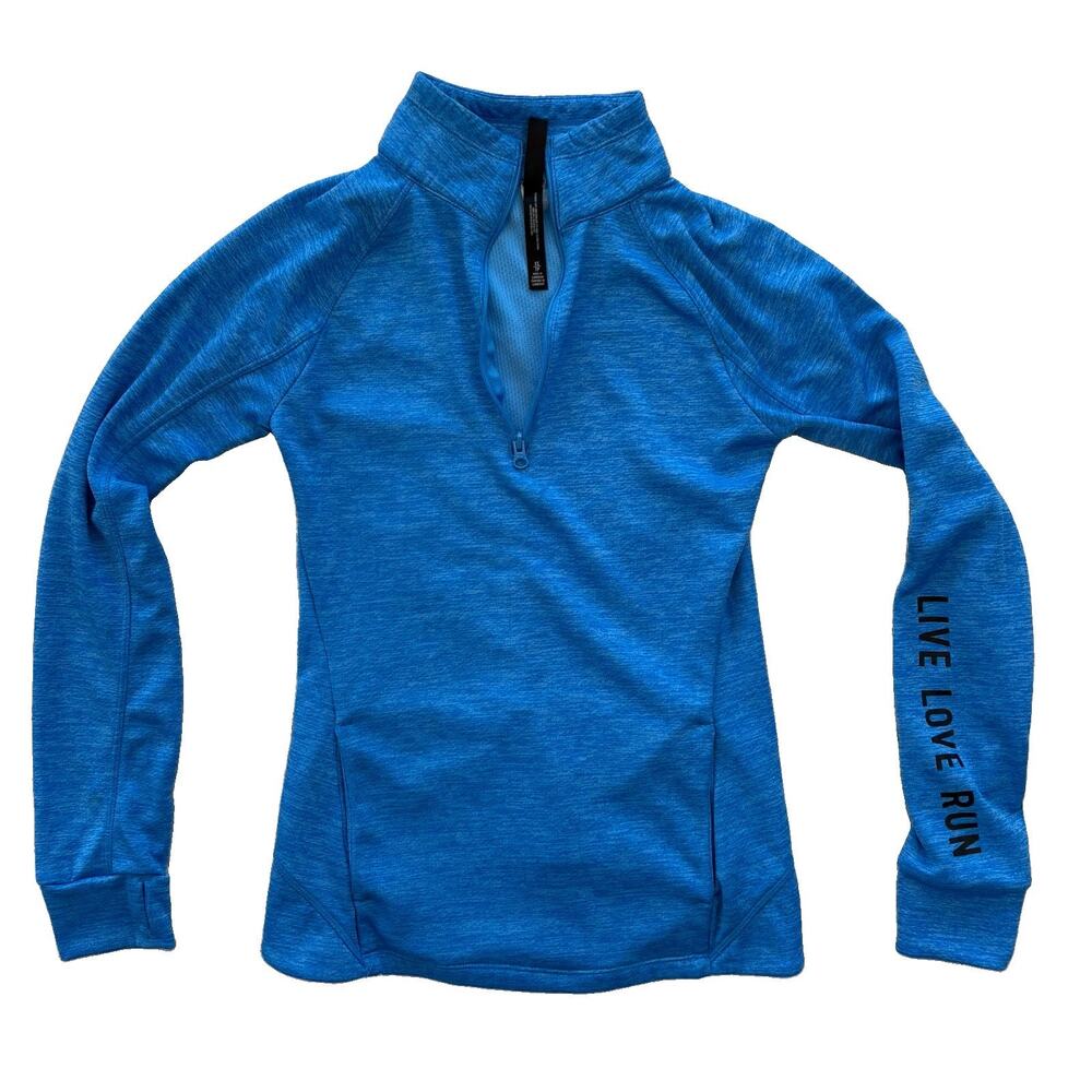 Life Love Dream XS Blue Long Sleeve Athletic Women’s Top Shirt
